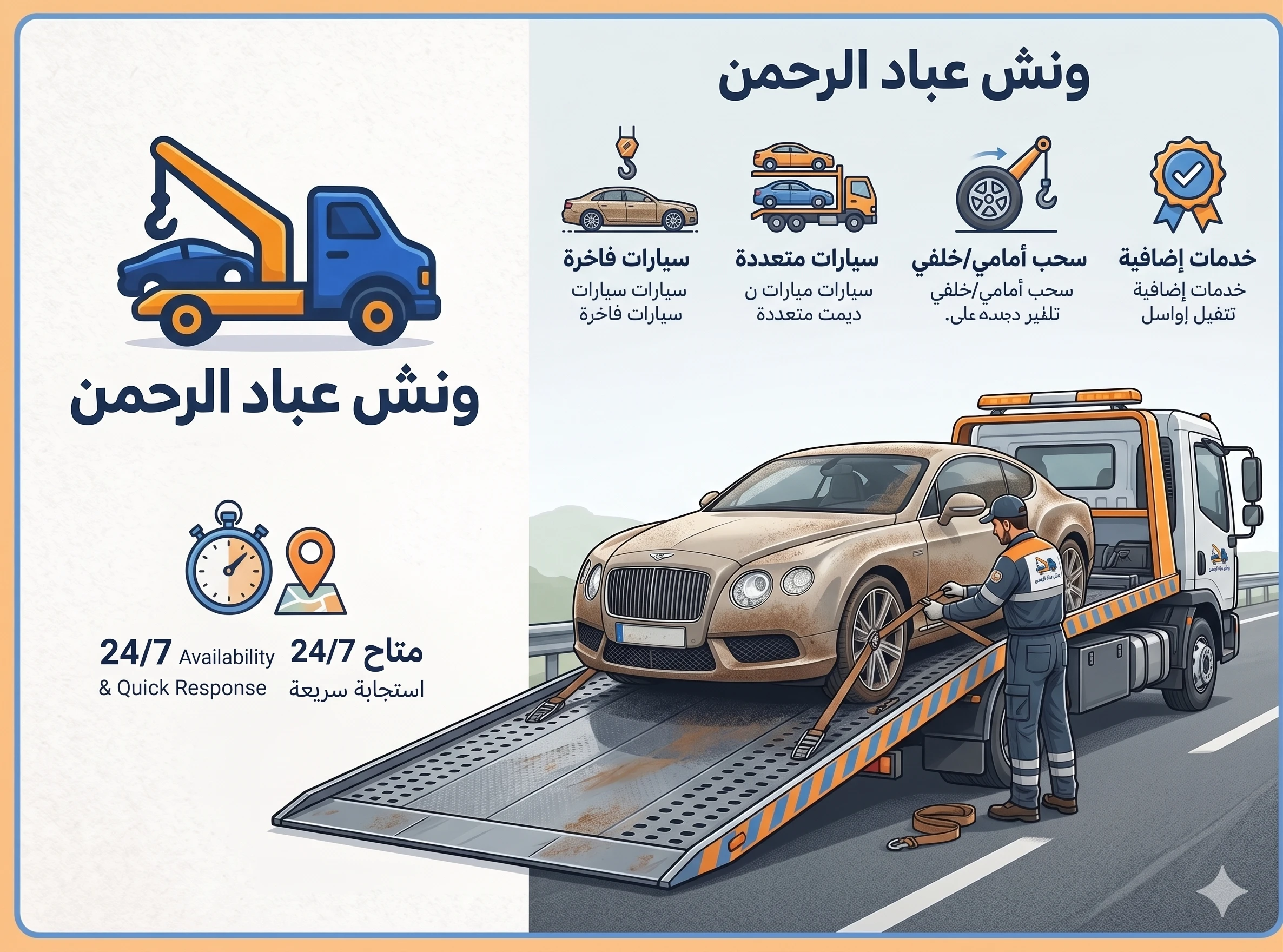 رقم ونش انقاذ التبين